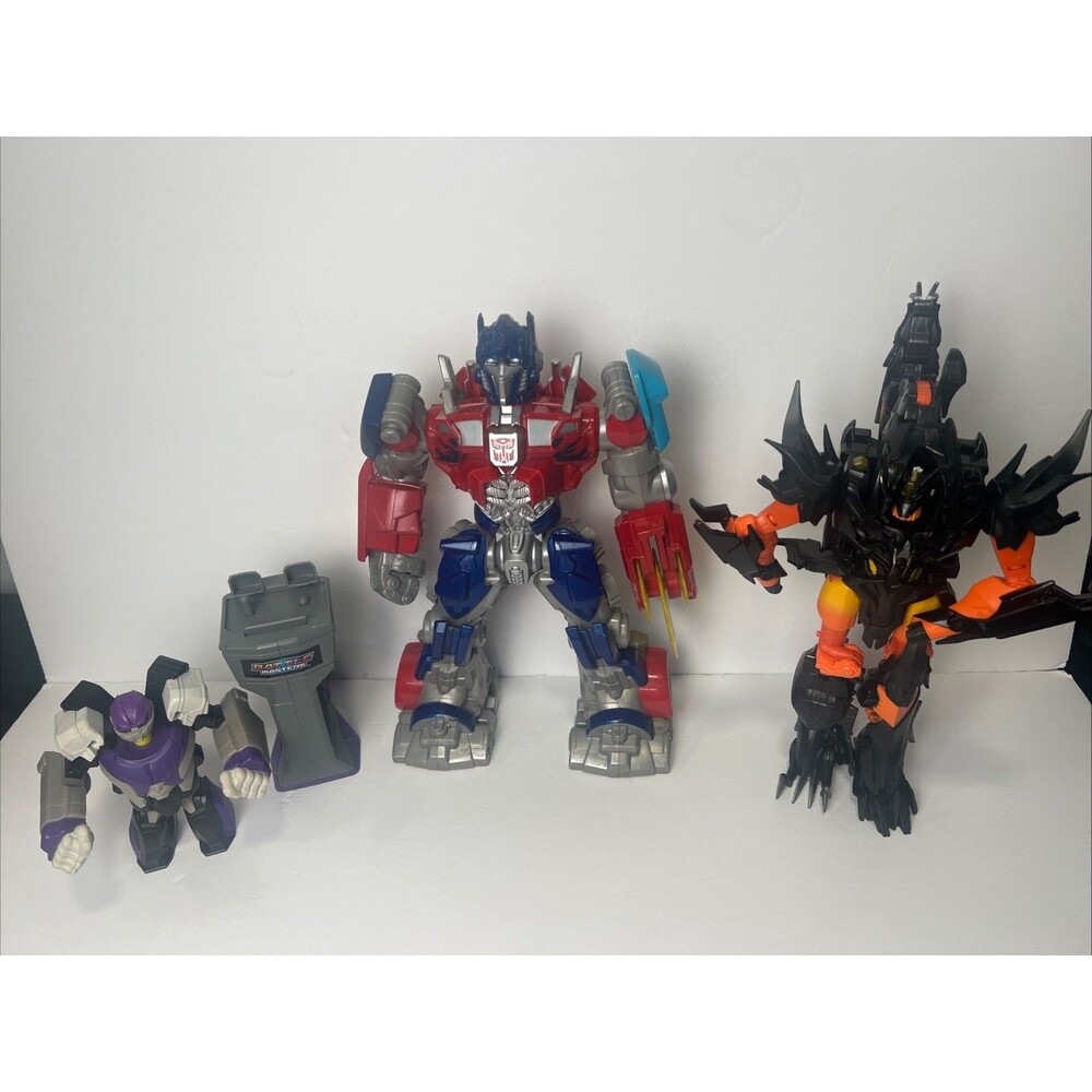 Transformers Action Figure Lot of 5- Assorted Years and Sizes
